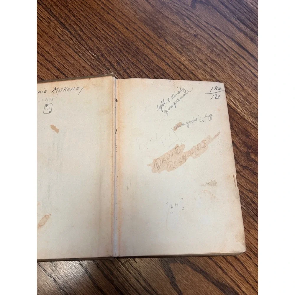 Vintage 1936 Unified Physics Fletcher Mosbacher Lehman McGraw-Hill Hardback Book